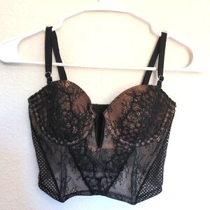 Victoria's Secret Dream Angels lace corset top bra, 32C